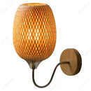 Axyaa Chinese Style Bamboo LED Wall Lamp for Living Room, Bedroom, and Hallway