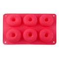 Axyaa Silicone Donut Mold: Non-Stick DIY Baking Pastry Tools for Cakes, Cookies & Chocolates