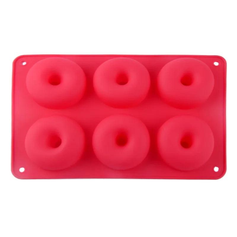 Axyaa Silicone Donut Mold: Non-Stick DIY Baking Pastry Tools for Cakes, Cookies & Chocolates