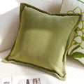 Axyaa Lily Jacquard Embroidery Pillow Cover for Sofa Living Room 45x45