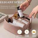 Axyaa Waterproof Women Cosmetic Storage Bag Large Capacity Toiletries Organizer Washbag