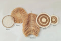 Axyaa Seaweed Woven Hanging Plate: Creative Home Decor and Porch Wall Art