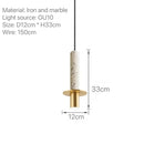 Axyaa Marble Chandelier Pendant Light for Kitchen Dining Bedroom