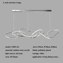 Axyaa Modern Ring LED Pendant Chandelier for Living Room, Dining Room, Bedroom, Kitchen