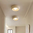 Axyaa Medieval Cream LED Ceiling Light: Simple Circular Stylish Lamp for Home Decor