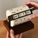 Axyaa Rotating Desk Calendar Office Timer Creative Ornaments Jewelry Holiday Gifts