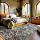 Axyaa Retro Flower Bird Print Nordic Style Living Room Carpet