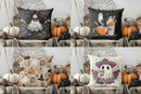 Axyaa Ghost Floral Lace Decorative Pillow Cover for Sofa Bedroom Car