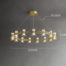 Axyaa LED Pendant Chandelier for Stylish Indoor Room Decor