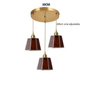 Axyaa Glass LED Pendant Lights - Vintage Nordic Modern Hanging Lamp