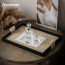 Axya Handmade Leather Tray: Elegant Jewelry & Desktop Organizer