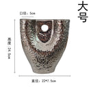 Axyaa Gold Ceramic Vase with Abstract Branches Design