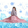 Axyaa Cooling Blanket: Soft Breathable Comforter for Hot Sleepers year-round use
