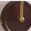 Axyaa Glass LED Wall Light with Pull Chain Switch for Bedroom Hallway