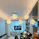 Axyaa Modern LED Pendant Chandeliers for Living Room Ceiling Light Dining Lamp