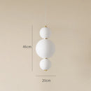 Axyaa Glass Bubble Chandelier Pendant Light - Ceiling Hanging Lamp for Living Bedroom
