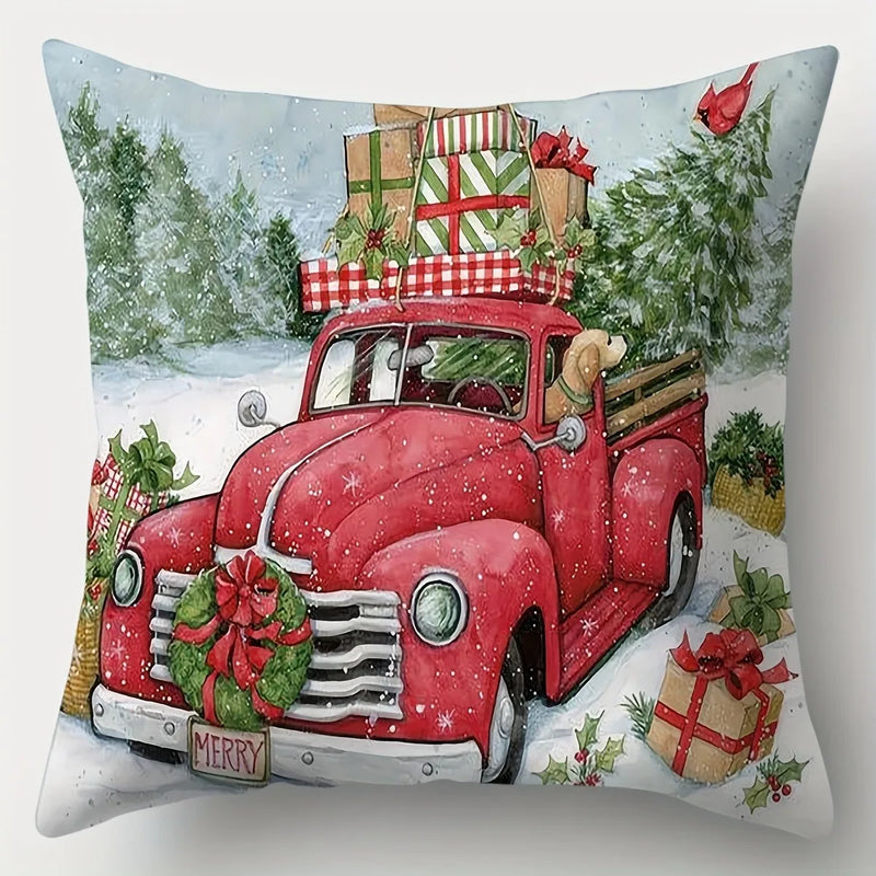 Axyaa Christmas Tree Pillowcase for Home Decor and Gifting