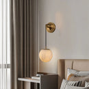 Axyaa Copper Marble Wall Light 12/15cm G9 Bulb for Bedroom Dining Room Sconce