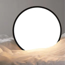 Axyaa Modern Wood LED Ceiling Lamp for Living Room, Nordic Round Indoor Lighting