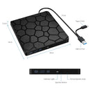 Axyaa Slim USB 3.0 Type C External DVD Burner RW Writer for Laptop