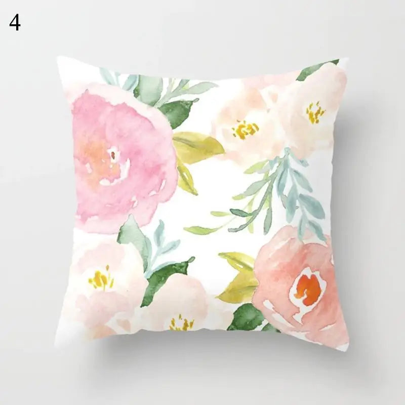 Axyaa Floral Pattern Pillowcase for Home Decor and Events