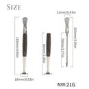 Axya Carbon Fiber Tobacco Pipe Sticks Cigarette Cleaning Knife Pure Copper Accessories