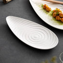 Axya Ceramic Dinner Plate Set: Restaurant Steak Sushi Salad Specialty Tableware
