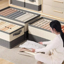 Axyaa Clothes Storage Box Dividers: Foldable Organizer for Pants, Sweaters, and Underwear