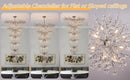 Axyaa Light Luxury Crystal Chandelier LED - French Decorative Lighting Fixtures