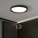 Axyaa Walnut Grain Smart Ceiling Light for Bedroom and Living Room