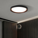 Axyaa Walnut Grain Ceiling Light for Bedroom and Living Room