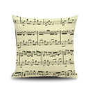 Axyaa Piano Key Notes Pillowcase - Home/Office Sofa Decor