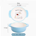 Axyaa Children's Ceramic Rice Bowl with Two Ears