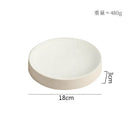 Axyaa Ceramic Cylindrical Plate Set Ideal for Pasta, Desserts, Snacks, Steaks, Sushi, and Molecular Cuisine