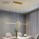 Axyaa Modern LED Ceiling Chandelier for Dining Kitchen Minimalist Home Decor Lighting