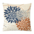 Axyaa Hydrangea Dandelion Cushion Cover: Home Car Sofa Decor Pillow Case