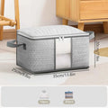 Axyaa Large Capacity Clothes Storage Bags: Durable Non-woven Fabric Wardrobe Organizer, Move House & Pack Efficiently