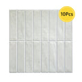 Axyaa 3D Peel and Stick Kitchen Tile Backsplash 10pcs 30x30cm 3D Tile Sticker