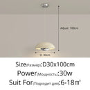 Axyaa Modern Saucer LED Pendant Light - Creative Home Decor Lighting