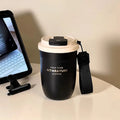 Axyaa Stainless Steel Thermal Water Bottle Filter Straw Tumbler - Office Gift
