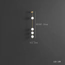 Axyaa LED Magic Bean Brass Ball Chandelier for Modern Living Room & Bar Counter