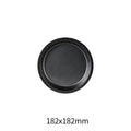 Axyaa Non-Stick Carbon Steel Pizza Pan - Round Oven Tray for Baking & Roasting