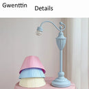 Axyaa Pink Nordic Princess LED Table Lamp for Girls Bedroom