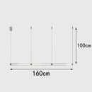 Axyaa Nordic Dining Room Pendant Light Chandelier for Indoor Living Room
