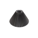 Axyaa Pleated Fabric Lampshade with Metal Frame in Various Colors
