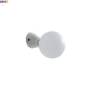 Axyaa LED Bathroom Wall Lamp White Black Glass Nordic Bedside Light