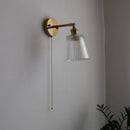 Axyaa Modern Copper LED Wall Sconce Light Fixture for Hallway and Bathroom