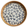 Axyaa Rattan Tray Storage Baskets - Korean Style Shell Decor Crafts for Home