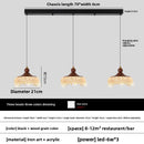 Axyaa Walnut Waterdrop Chandelier - French Antique Vintage Lighting for Various Spaces