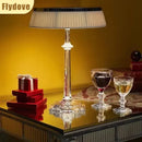 Axyaa Cream Wind Crystal LED Desk Lamp for Home Decoration in Bedroom & Living Room